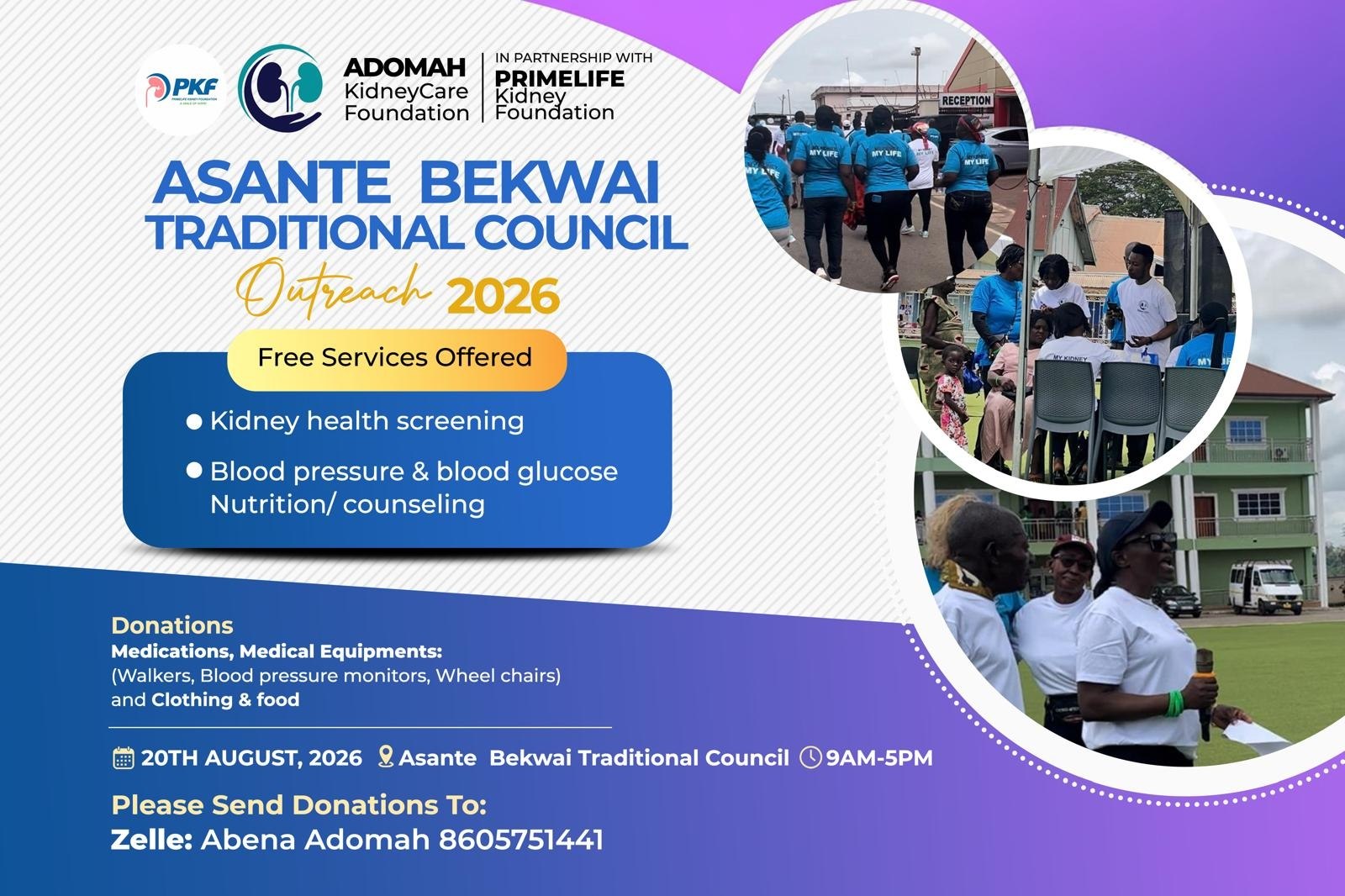 Asante Bekwai Outreach August 20